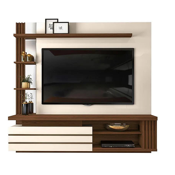 Home Suspenso DJ Marin TV até 65' Larg. 1,60m OFF White/Marroquim