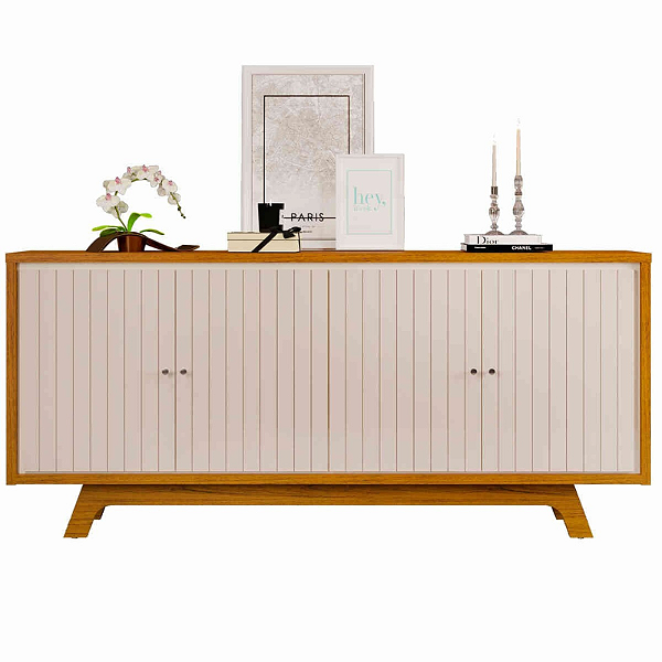 Buffet Sala de Jantar Brise DJ Móveis Cedro/Off White