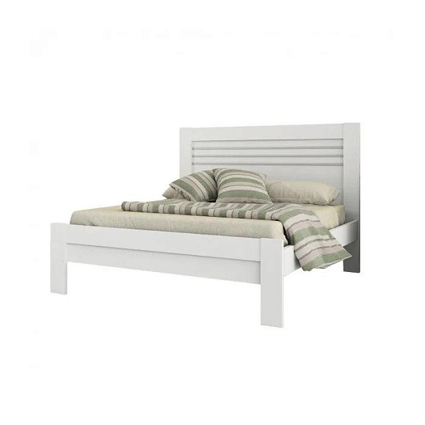 Cama Casal Safira Larg. 1,46m Neve