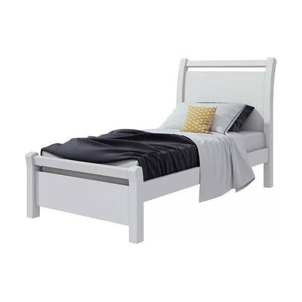 Cama Solteiro Reali Plus Branco