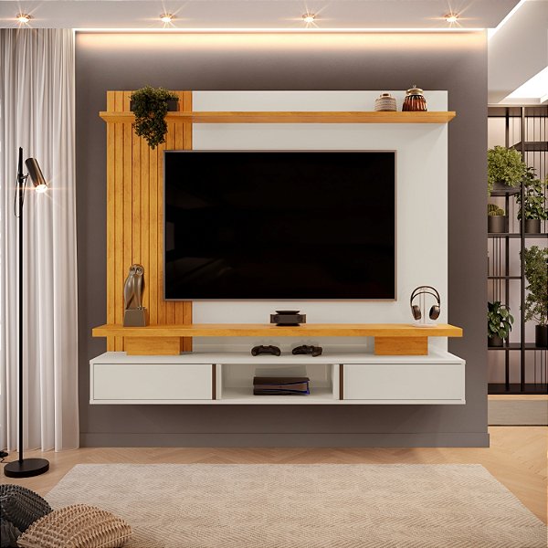 Painel Leoni 1.80 metros Tv de até 65" Cebro/Bali
