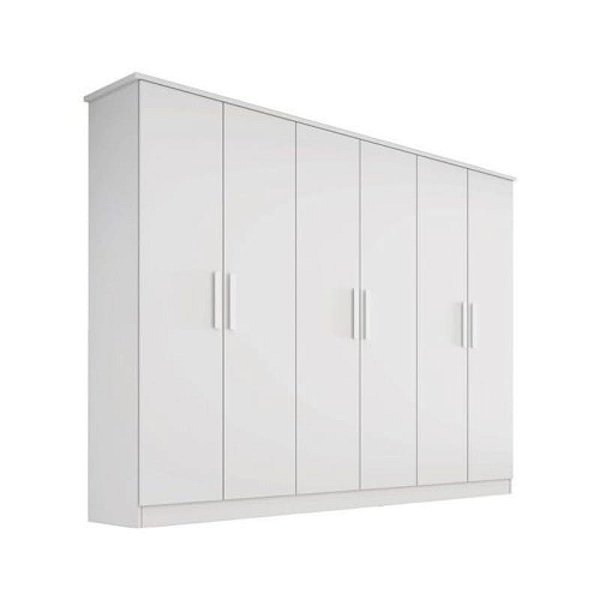 Guarda Roupa Nina 100% MDF Larg.: 2,12 Branco