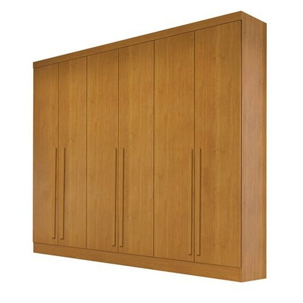 Guarda Roupa Curitiba 100% MDF Larg. 2,40m Nature