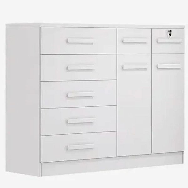 Cômoda Petrus 100% MDF Larg.: 1.48 - Bianchi Branco