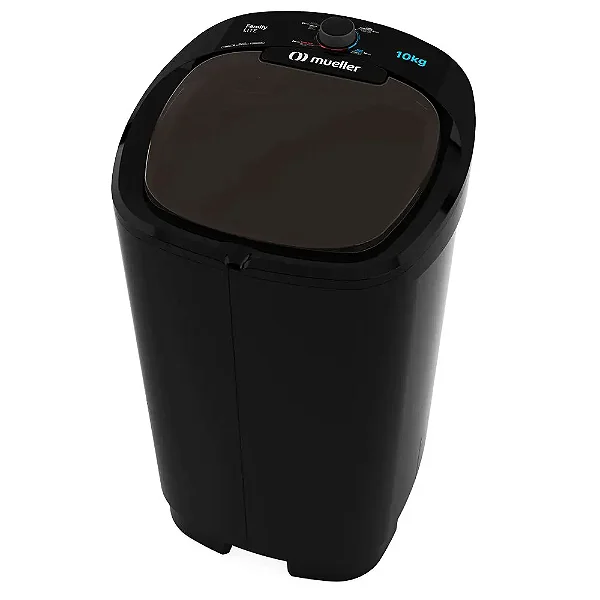 LAVADORA MUELLER SEMIAUTOMATICA MLT 10KG/127V PRETA