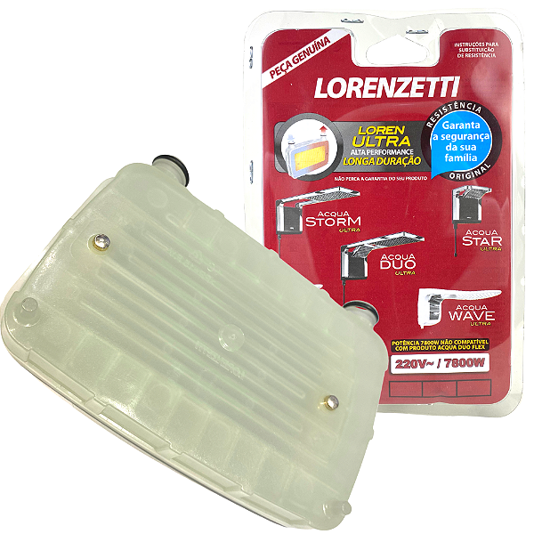 Resistência Acqua Ultra 220v 7800w Lorenzetti