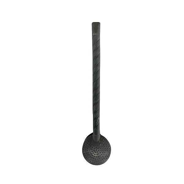 Bomba Inox Torcida 23cm: Cor Preto
