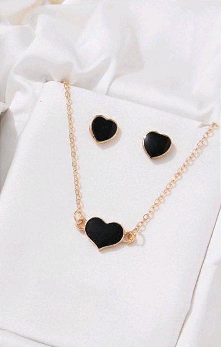 Conjunto Coração Noir