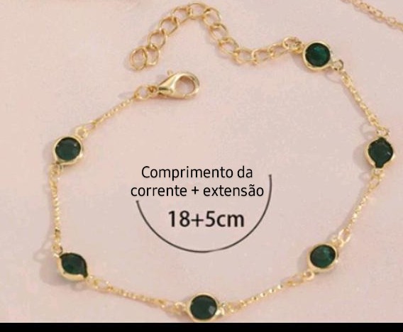 Kit Pulseiras Esmeralda Real