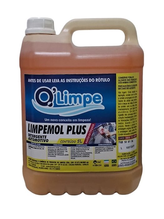Detergente Auto Limpemol Plus 5Lts