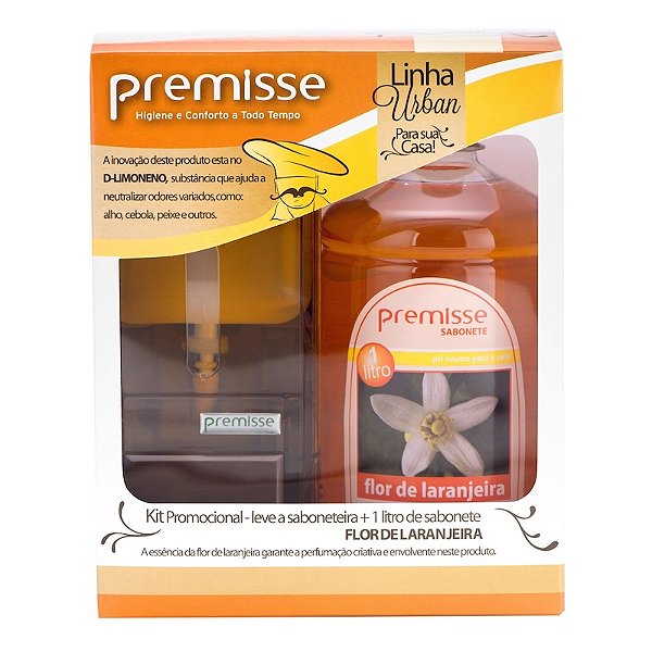 Kit Compacta Flor De Laranjeiras Premisse Marrom
