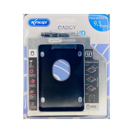 CASE CADDY INTERNA SATA 9.5MM - KNUP