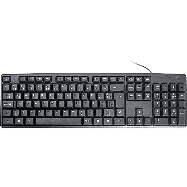 TECLADO USB PRETO - KMEX