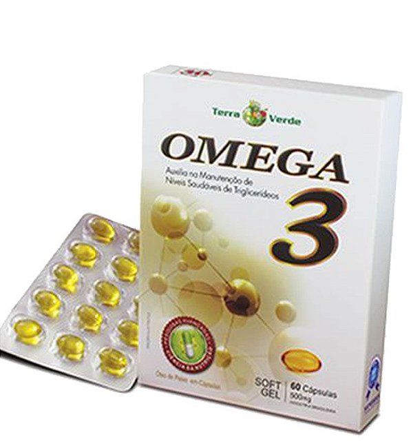 ÔMEGA 3 60 SOFTGELS 500 MG - TERRA VERDE