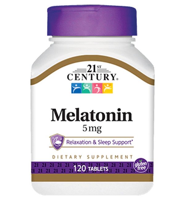 MELATONINA 5 MG 120 TABLETS - 21ST CENTURY