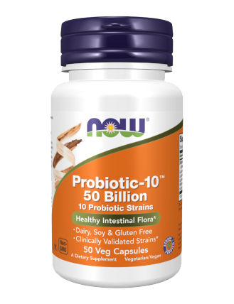 PROBIOTIC-10 25 BILION 50 CÁPSULAS  - NOW FOODS