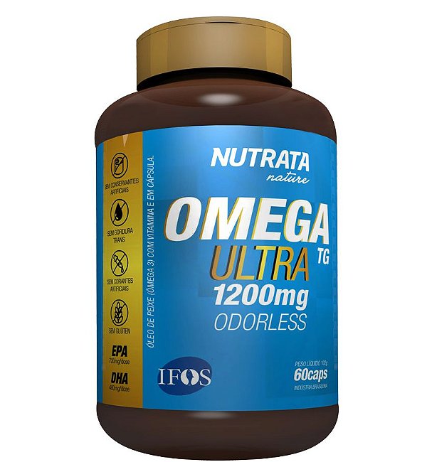 OMEGA ULTRA TG 1200 MG 60 CÁPSULAS - NUTRATA