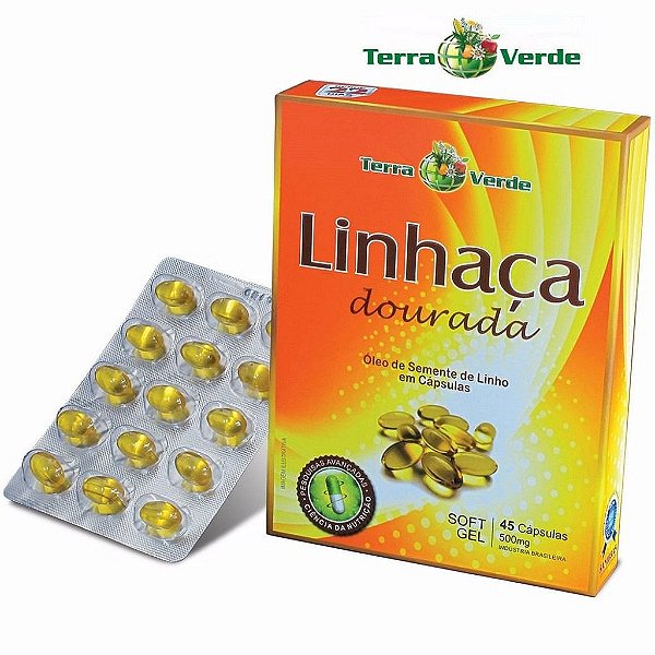 LINHAÇA DOURADA 500 MG 45 CÁPSULAS - TERRA VERDE