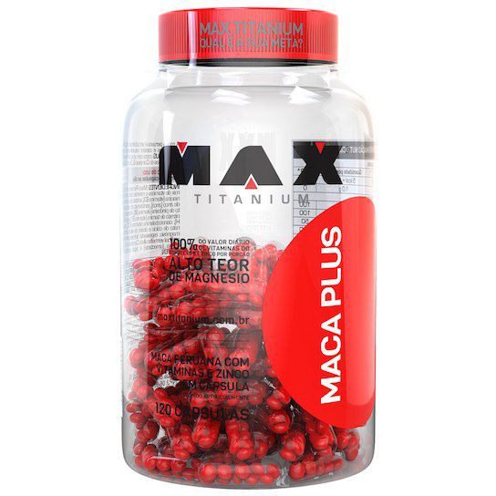 MACA PLUS 120 CÁPSULAS - MAX TITANIUM