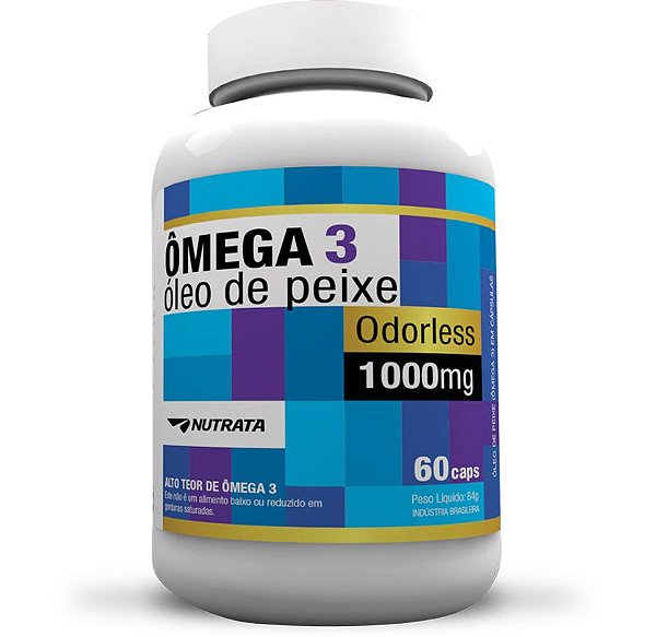 ÔMEGA 3 60 CÁPSULAS 1000 MG  - NUTRATA