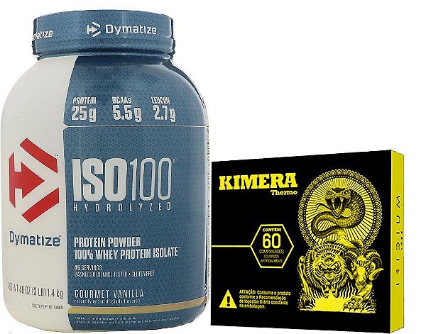 ISO 100 1.4 KG BAUNILHA GOURMET E GANHE TERMOGÊNICO