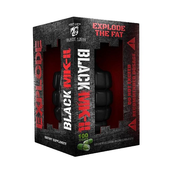 TERMOGÊNICO BLACK MK - ll GRENADEXPLOD UNDER LABZ - 100 CÁPSULAS.
