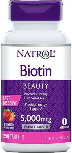 BIOTINA 5.000 MCG 250 TABLETS - NATROL