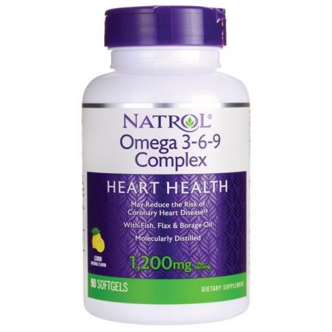 OMEGA 3-6-9 COMPLEX 1.200 MG 90 SOFGELS - NATROL