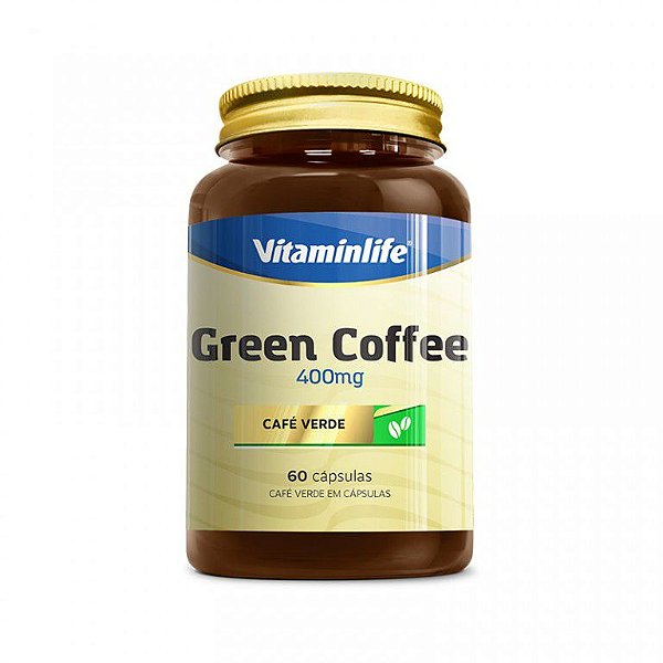CAFÉ VERDE 400 MG  60 CÁPSULAS - VITAMINLIFE
