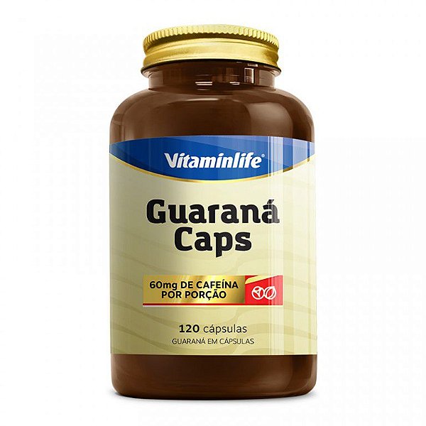 GUARANÁ 120 CÁPSULAS - VITAMINLIFE