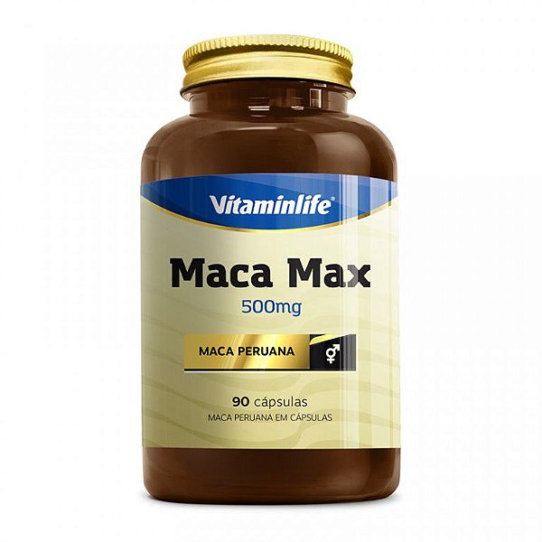 MACA MAX 500 MG 90 CÁPSULAS - VITAMINLIFE