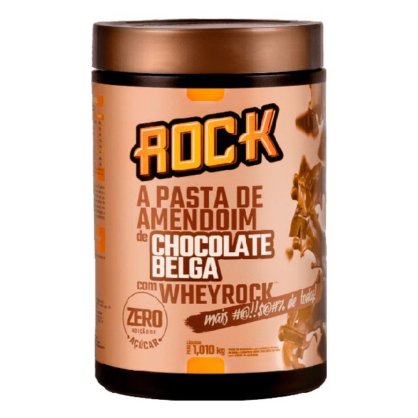 PASTA DE AMENDOIM CHOCOLATE BELGA 1.010 KG - ROCK