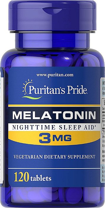 MELATO| 3 MG |120 TABLETS - PURITANS PRIDE