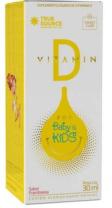 MULTIVITAMÍNICO VITAMIN D LIQUIDO 30 ML TRUE SOURCE  (VENC 08/2024)