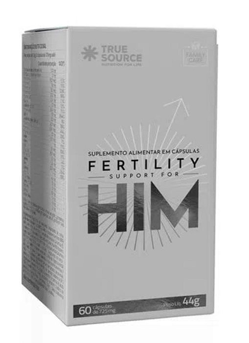 MULTIVITAMÍNICO FERTILITY HIM 60 CÁPSULAS TRUE SOURCE
