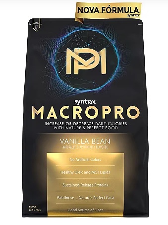 MACRO PRO SYNTRAX - 2.270 G - SABOR VANILLA BEAN (BAUNILHA)