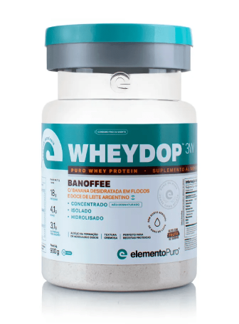 WHEYDOP 3W CHOCOLATE BELGA 900 GR - ELEMENTO PURO