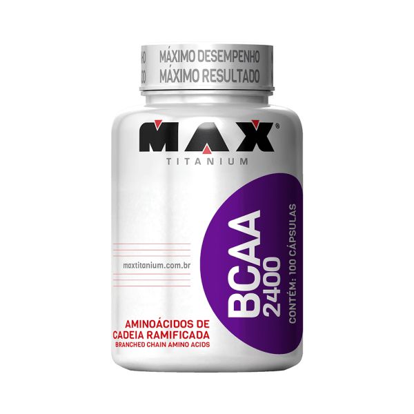 BCAA 2400 100 CÁPSULAS  - MAX TITANIUM