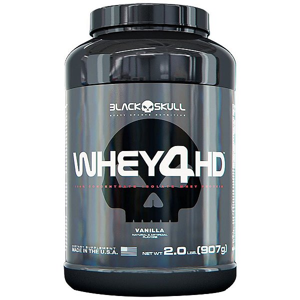 WHEY 4HD 907 GRAMAS - BLACK SKULL