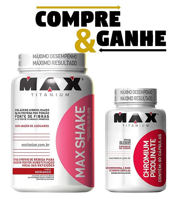 COMBO EMAGRECIMENTO - MAX TITANIUM