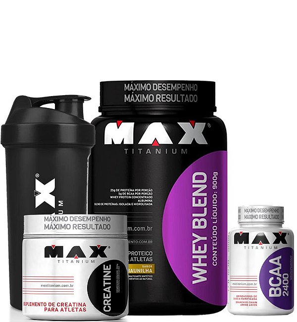 COMBO HIPERTROFIA - BLEND 900 GR  MAX TITANIUM