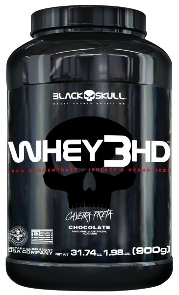 WHEY 3HD 900 GR - BLACK SKULL