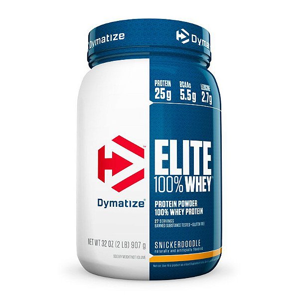 ELITE 100% WHEY PROTEIN 2.0 LBS 907 GR - DYMATIZE NUTRITION