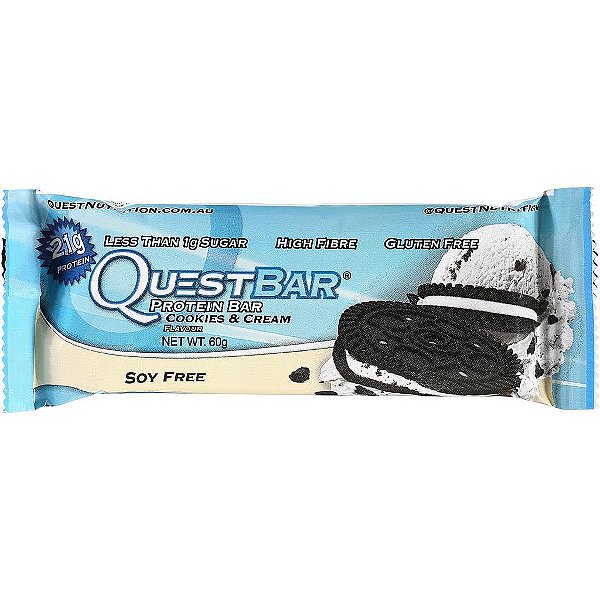 QUEST BAR 60 GR - COOKIE & CREAM