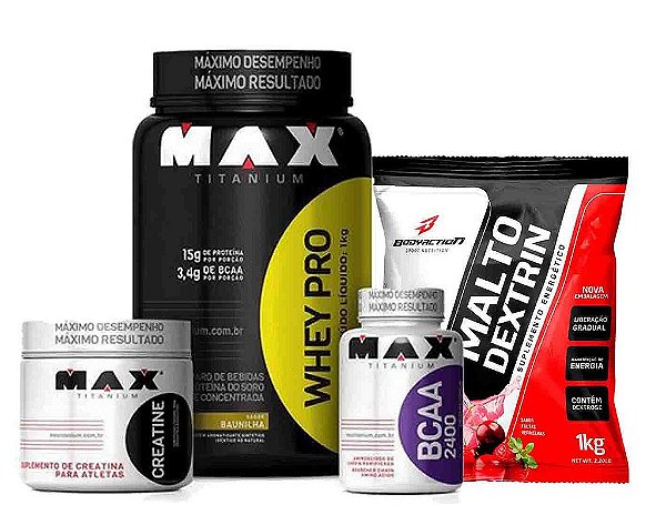 COMBO HIPERTROFIA 02 - MAX TITANIUM