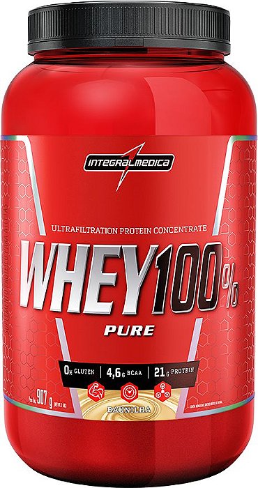 SUPER WHEY 100% PURE 900 GR - INTEGRAL MÉDICA