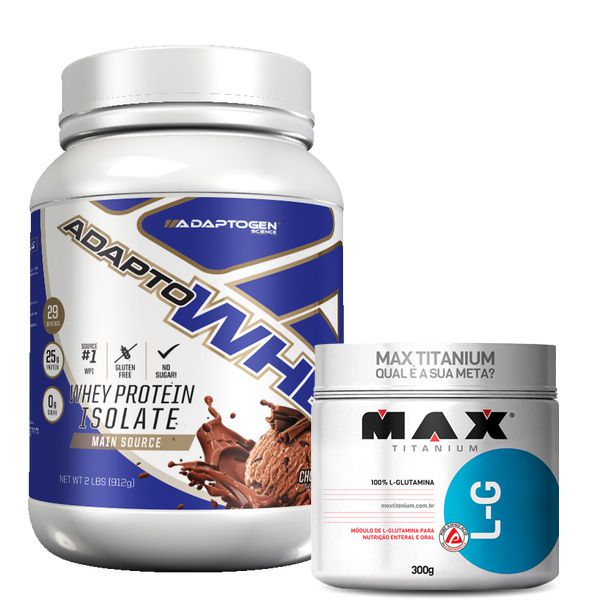 ADAPTO WHEY 900 GR + GLUTAMINA 300 GR