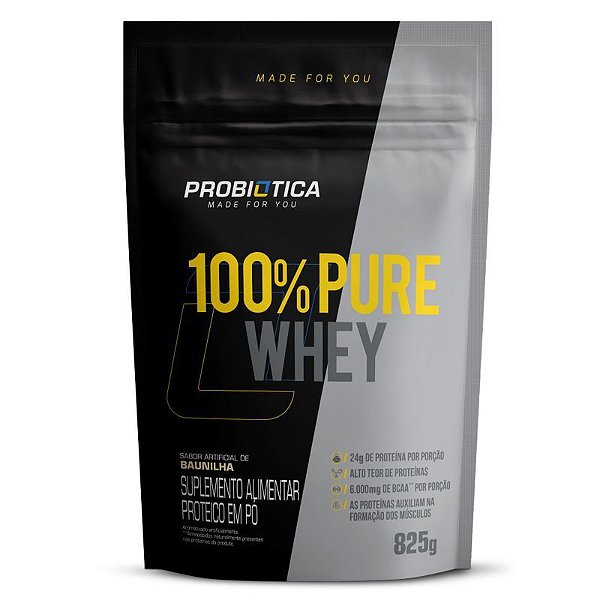 100% PURE WHEY 825 GR - PROBIÓTICA