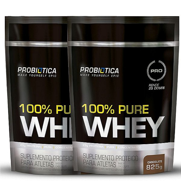 2X 100% PURE WHEY 825 GR - PROBIÓTICA
