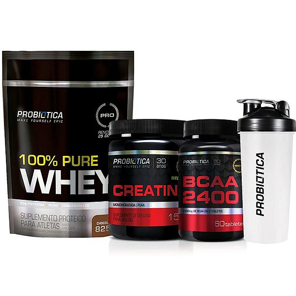 COMBO MASSA MUSCULAR PROBIÓTICA + COQUETELEIRA DE BRINDE